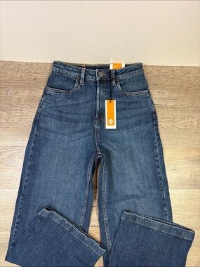 NWT Timberland Women’s Wide Leg Jeans Dark Wash 25